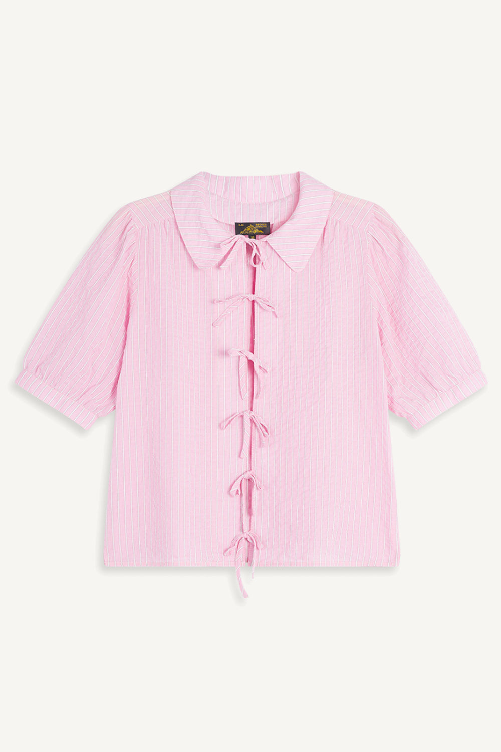 Cassis – Chemise rayée à noeuds