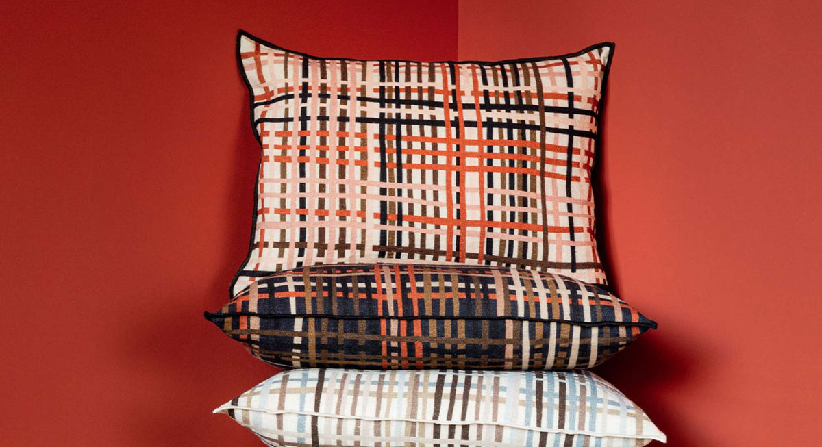 Coussin Eve - 100% lin imprimé