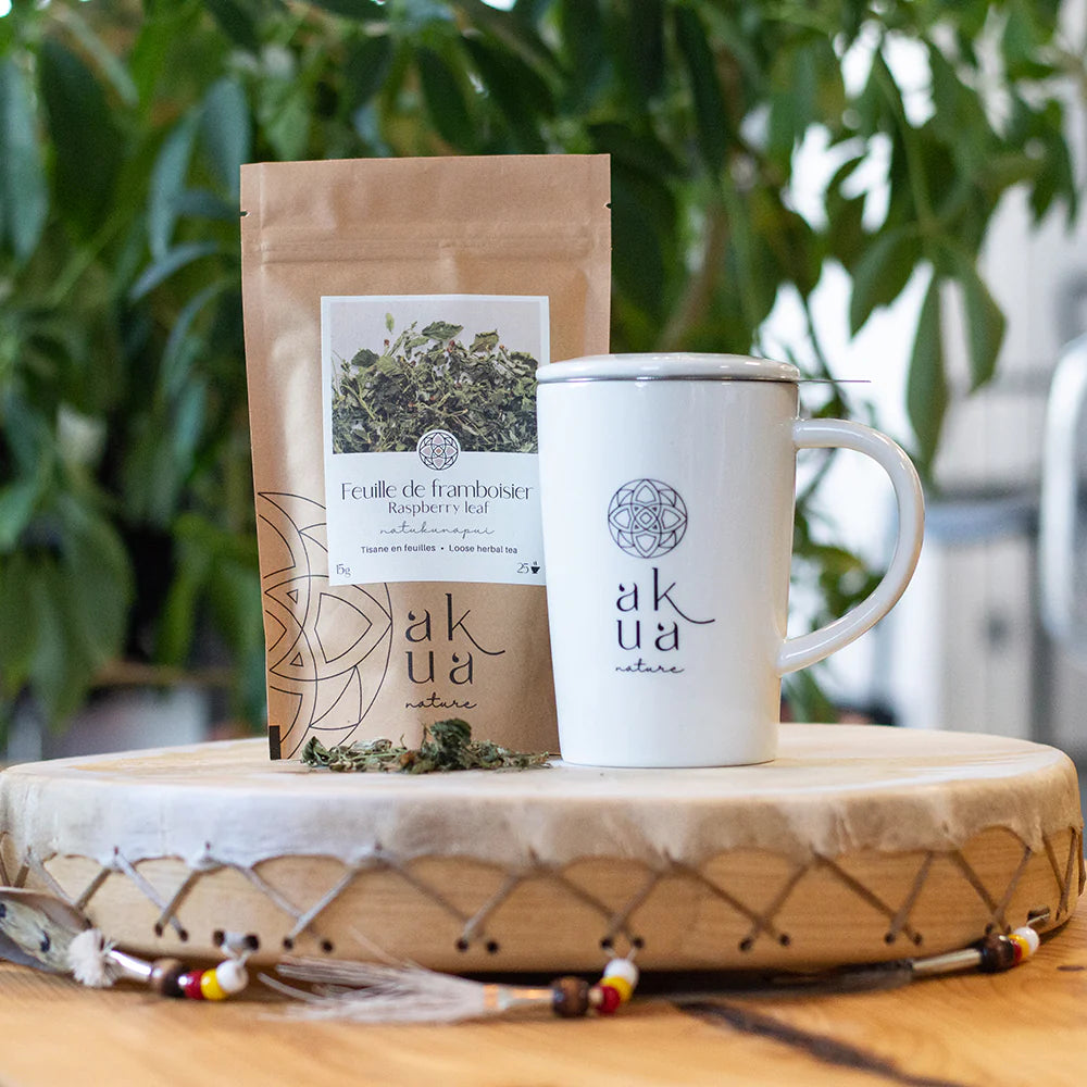 Tisane de feuilles de framboisier