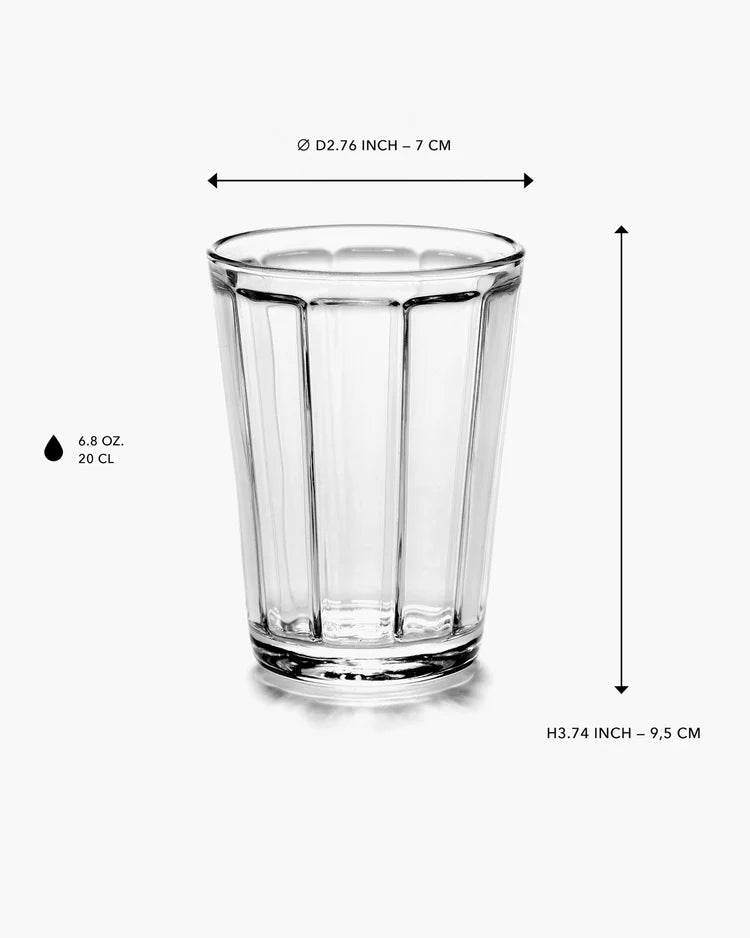 Verre à eau surface - 7cm