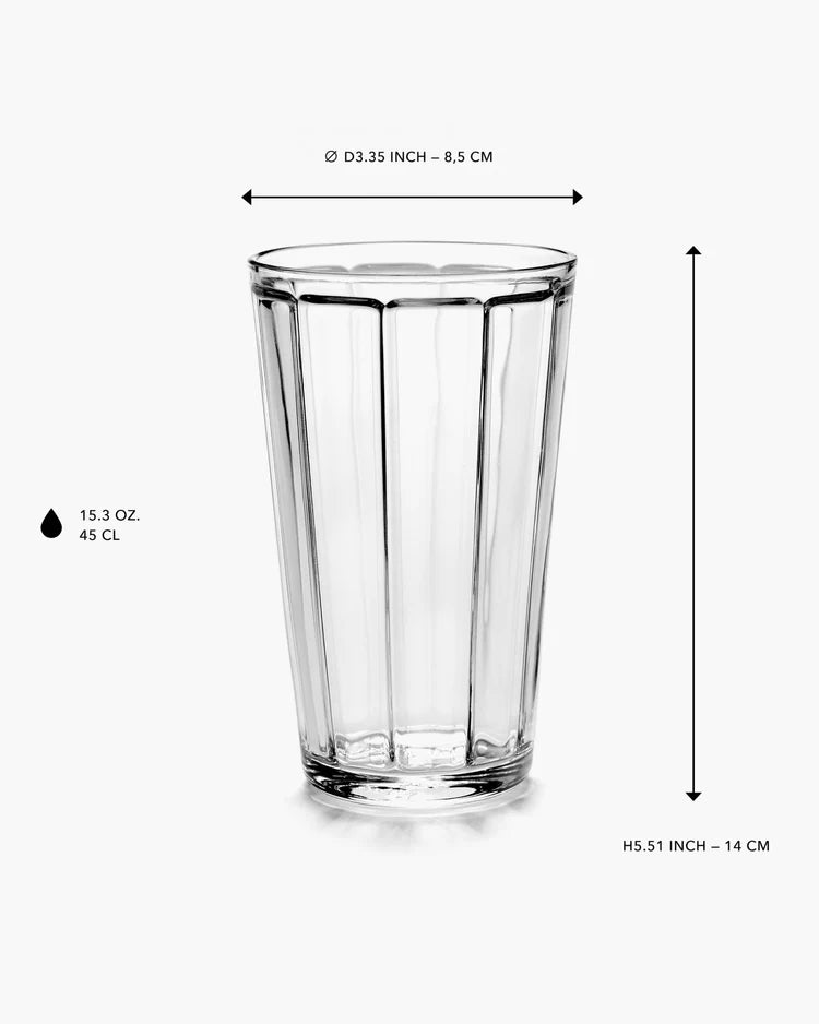 Verre haut Surface