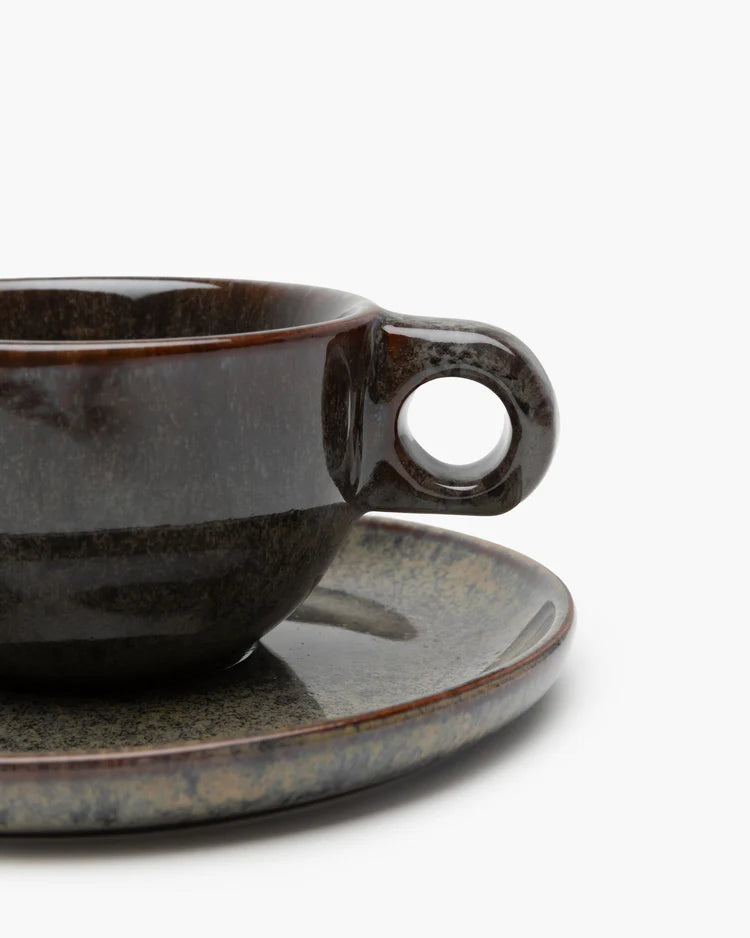 Tasse à cappuccino avec soucoupe - Surface - B5116223