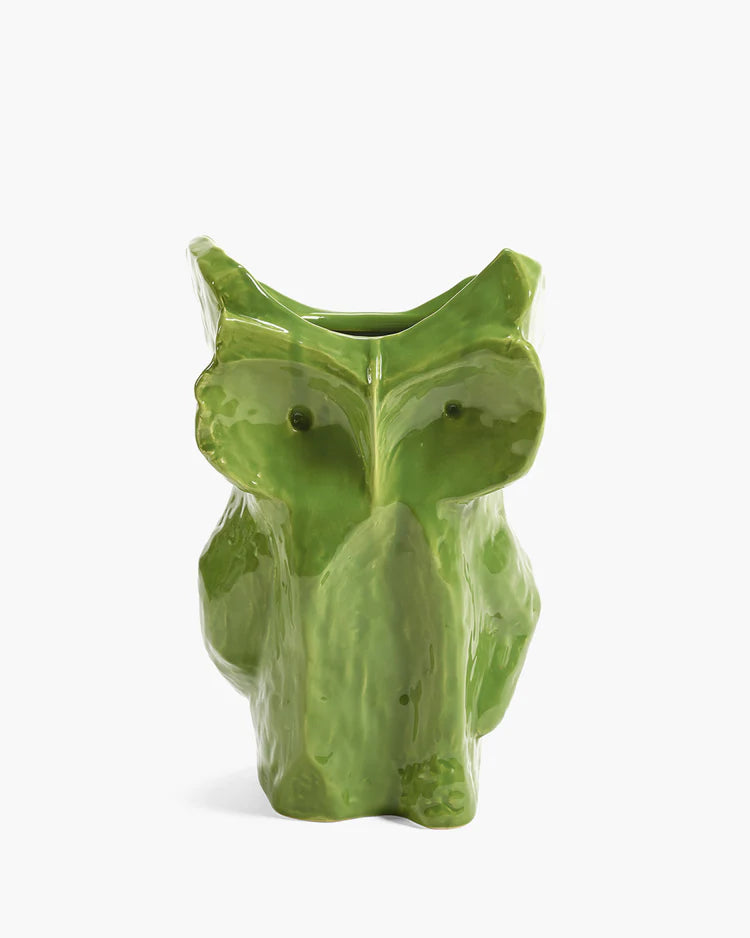 Vase Hibou - L - Vert - After Midnght