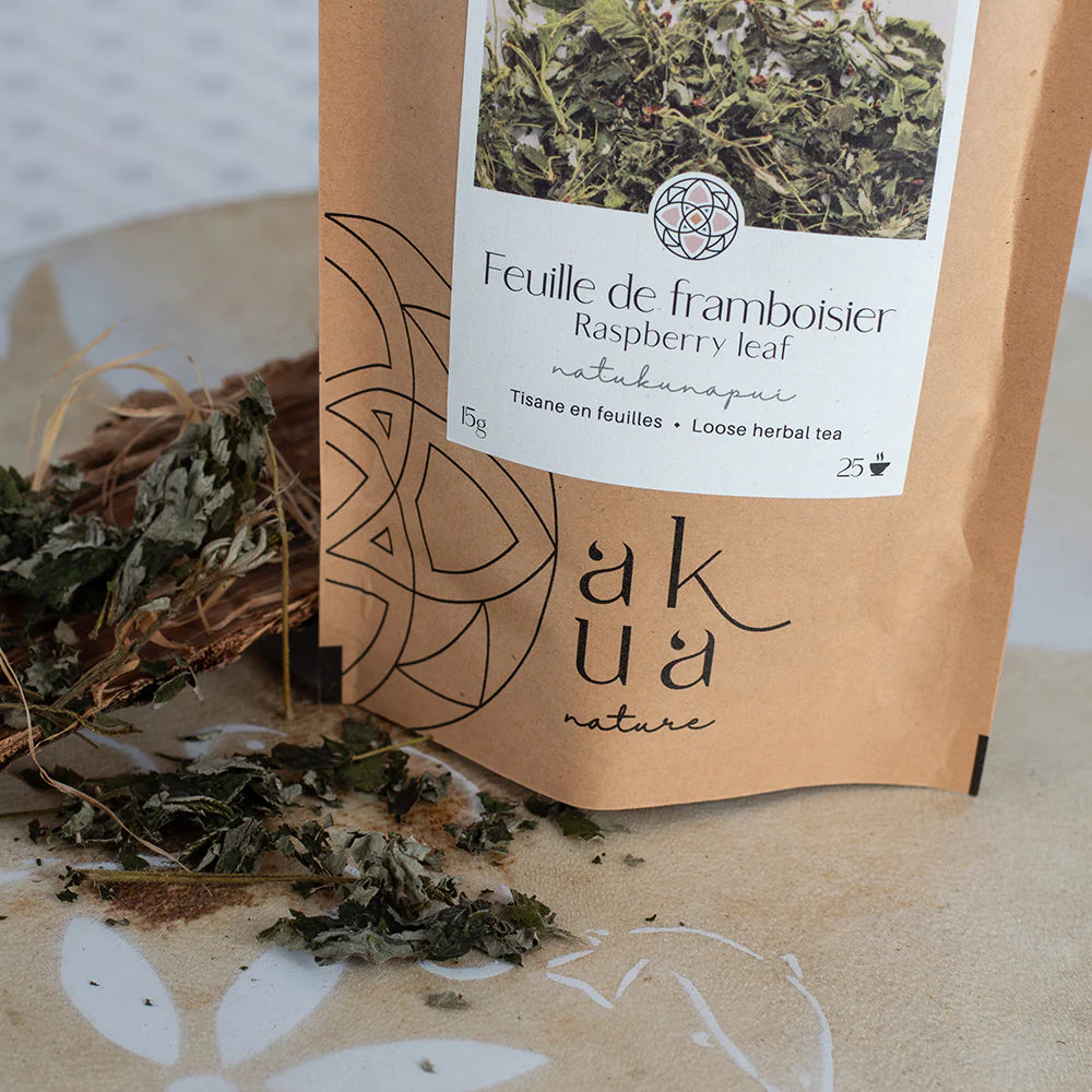 Tisane de feuilles de framboisier