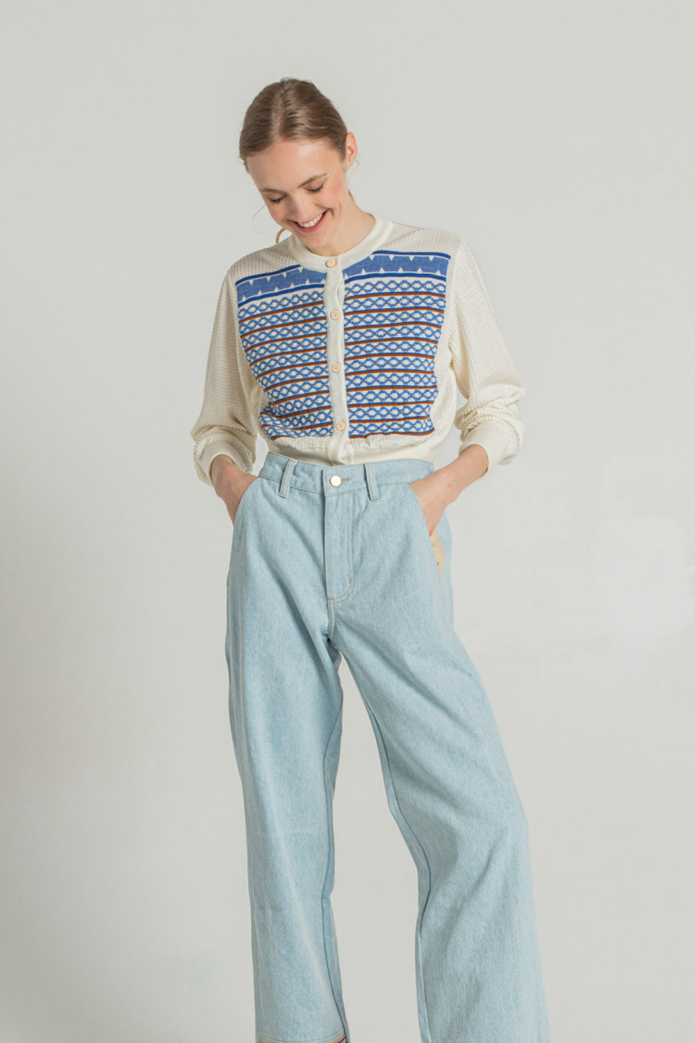 Glorina - Jacquard cardigan