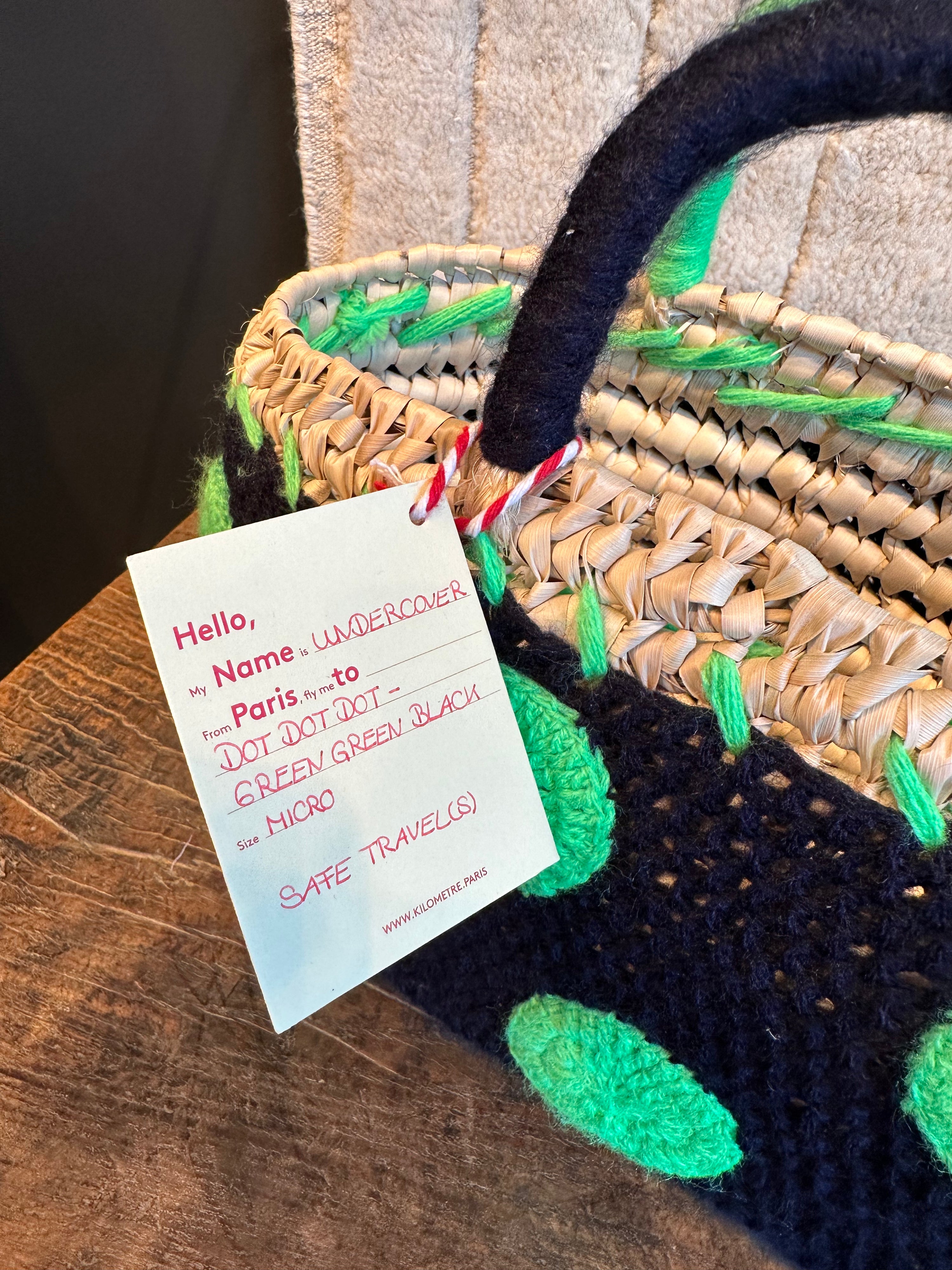 Sac Undercover - DOT DOT DOT GREEN GREEN BLACK