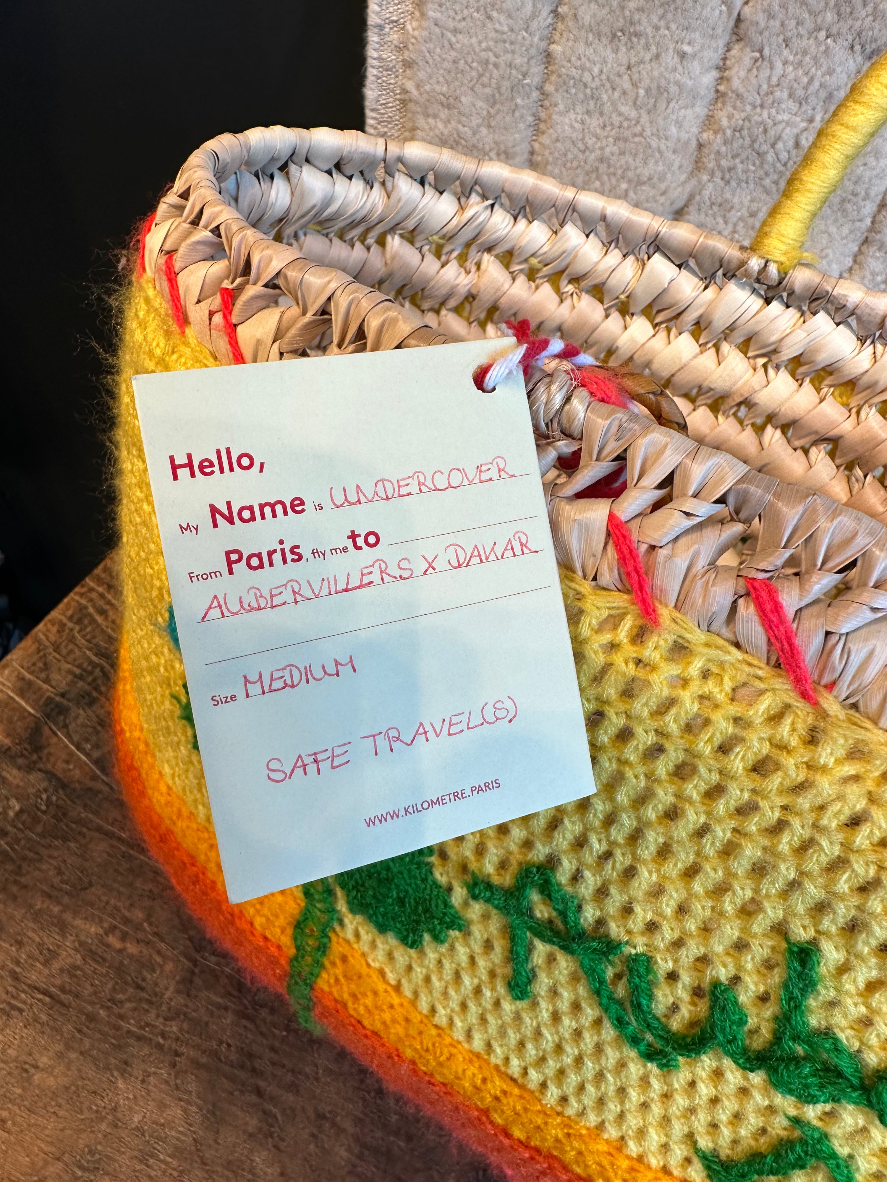 Sac Undercover - AUBERVILLERS TO DAKAR
