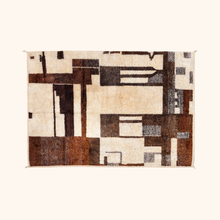 Tapis berbere contemporain, MRIRT, 100% laine noué main 185 x 270 cm