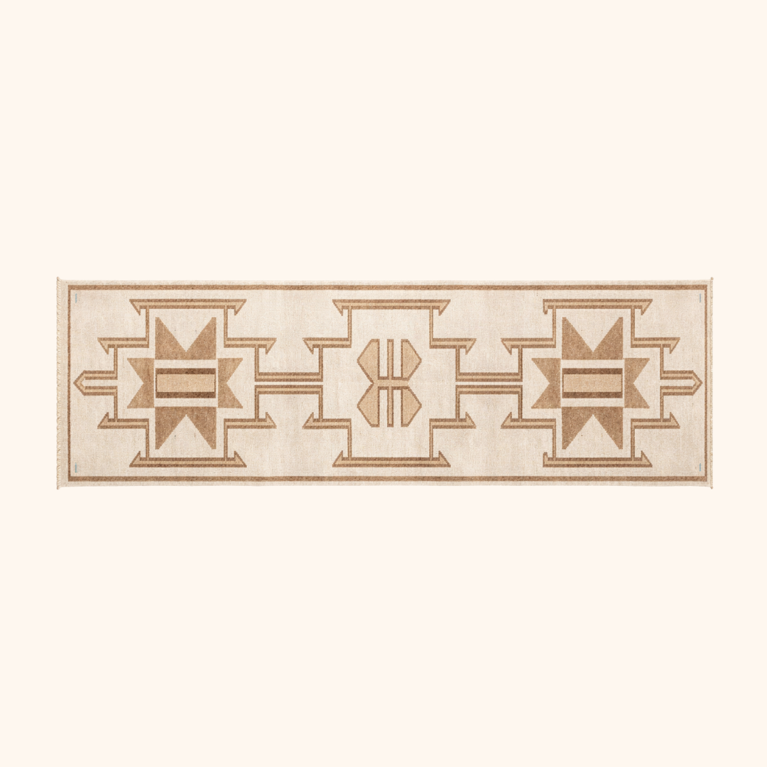Tapis berbères marocain - Pièce unique 90/350