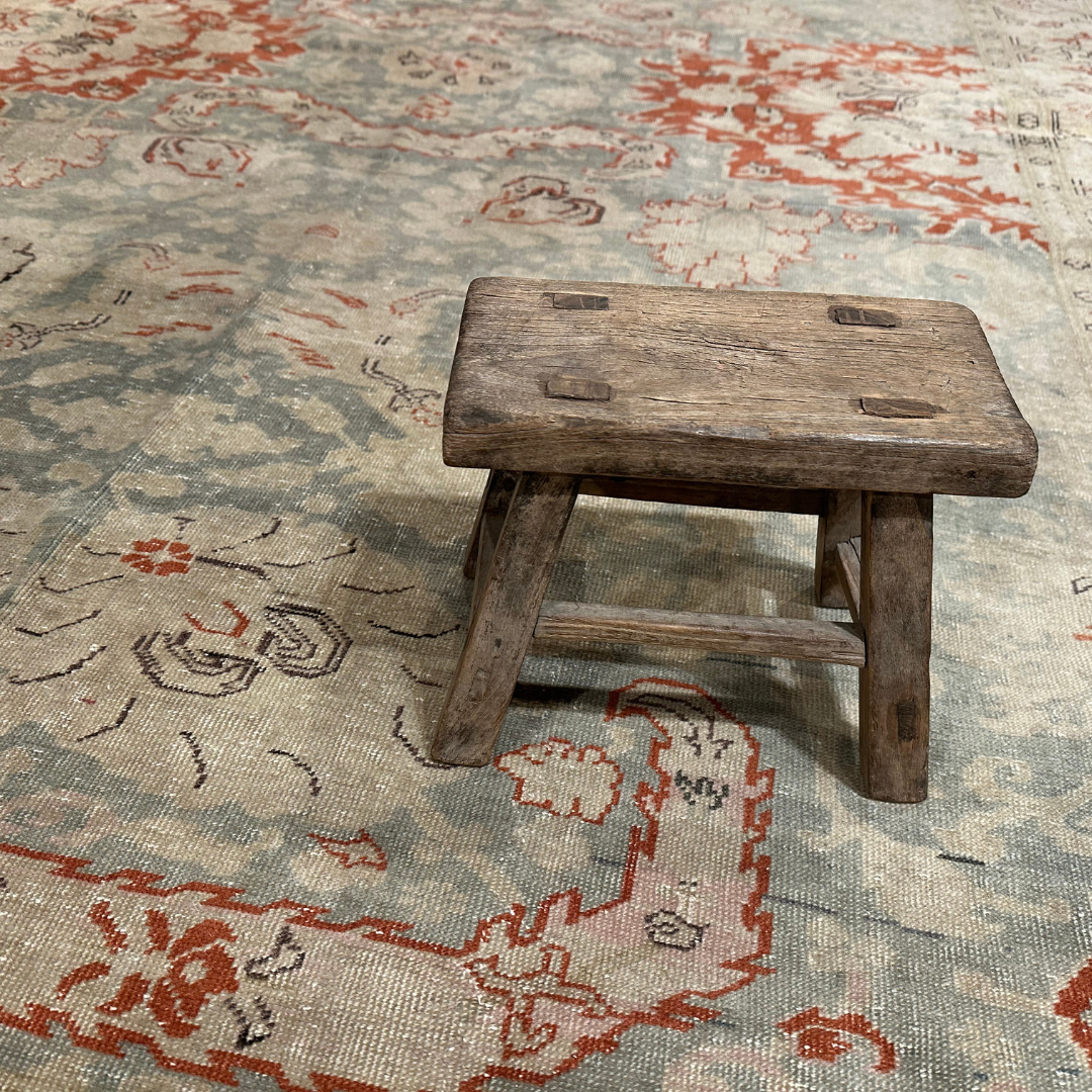 Tapis VINTAGE ancien, 100% laine noué main, 194cm x 292cm, 6'4" x 9'6"