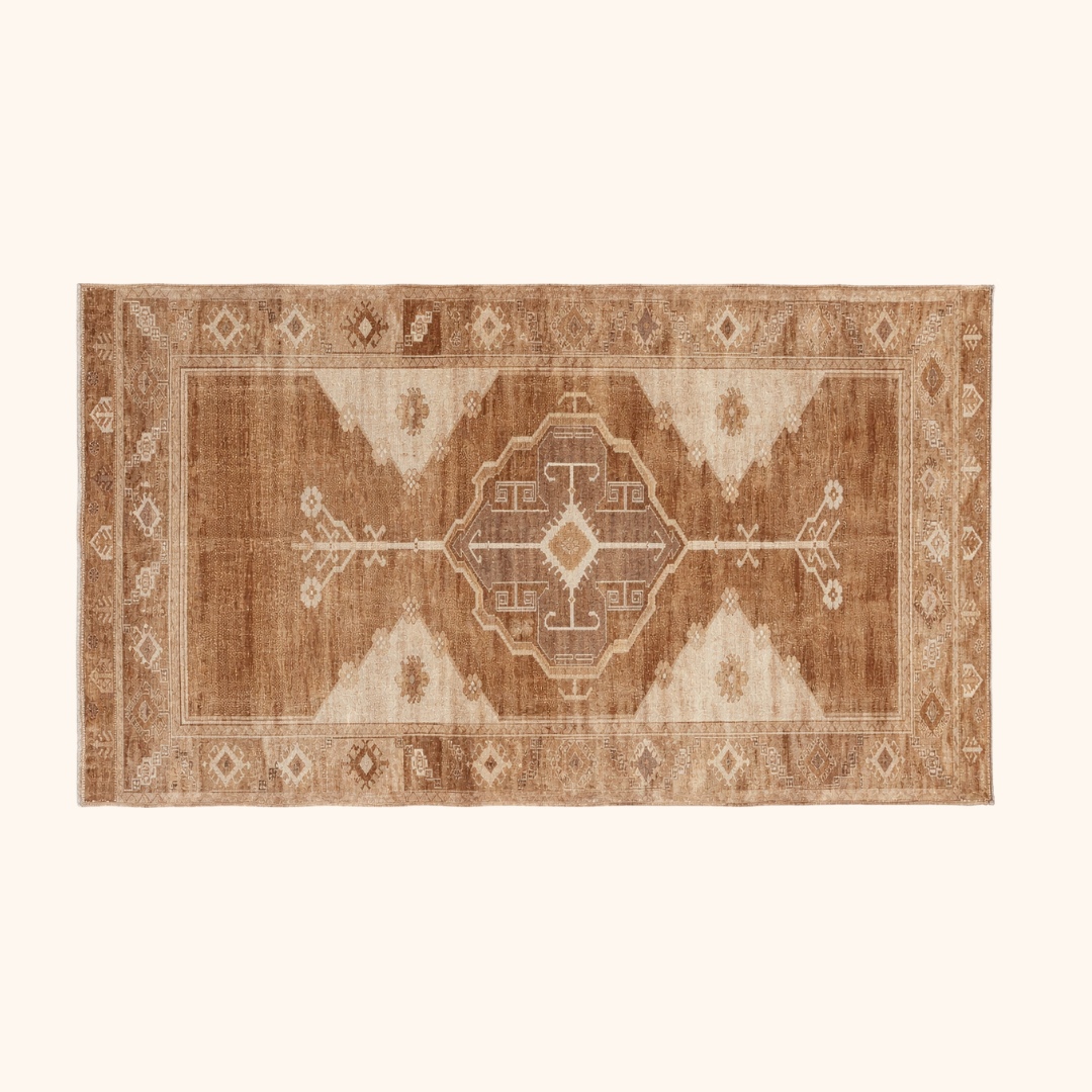 Tapis VINTAGE ancien, 100% laine noué main, 180cm x 285cm