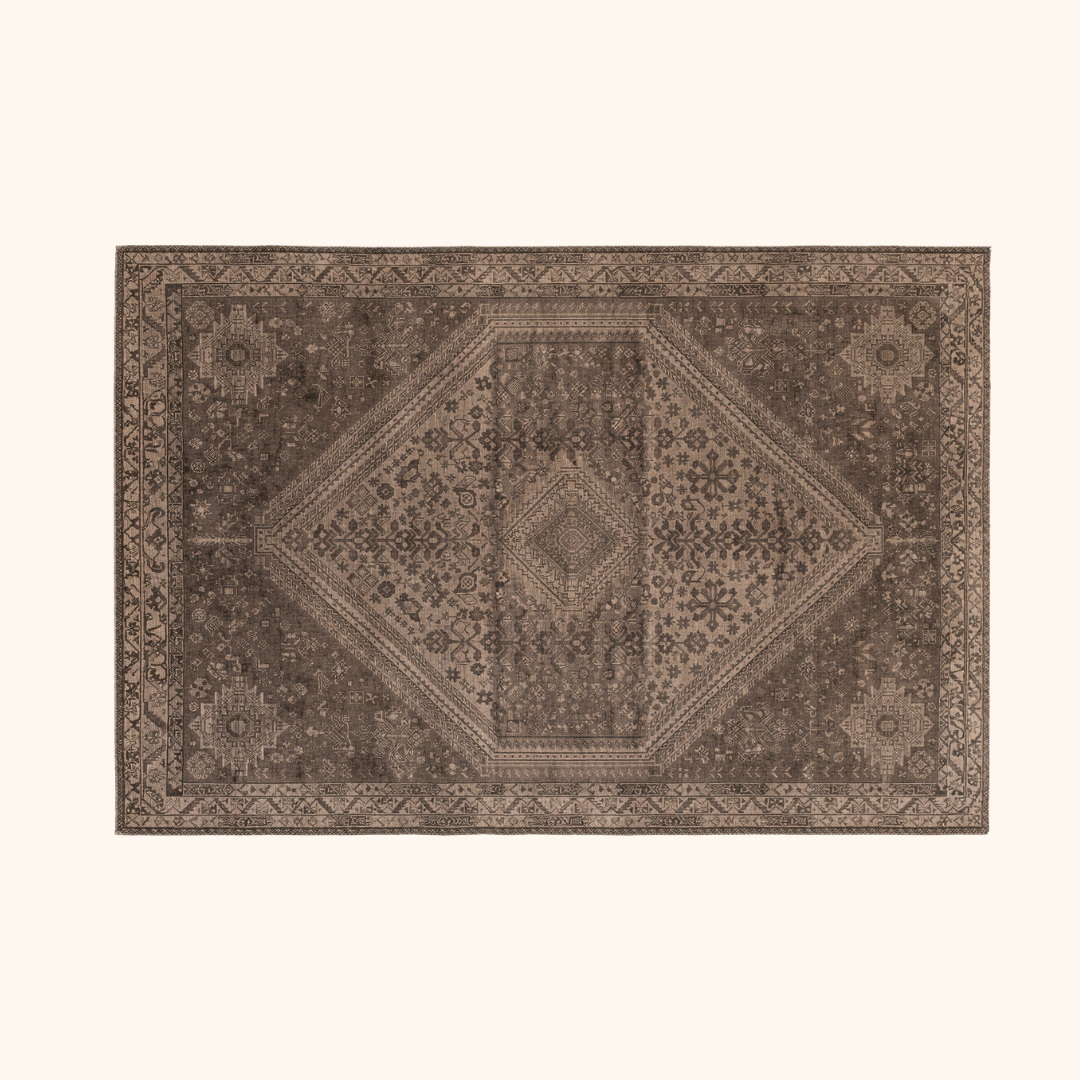 Tapis VINTAGE ancien, 100% laine noué main, 210cm x 283cm, 6'9'' x 9'3"