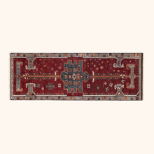 Tapis herki, noué à la main 313 x 120 cm