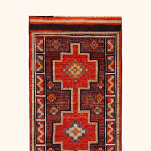 Tapis herki, noué à la main 292 x 84 cm