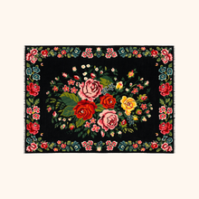 Tapis kilim moldave ancien, laine noué à la main, 234 x 134 cm