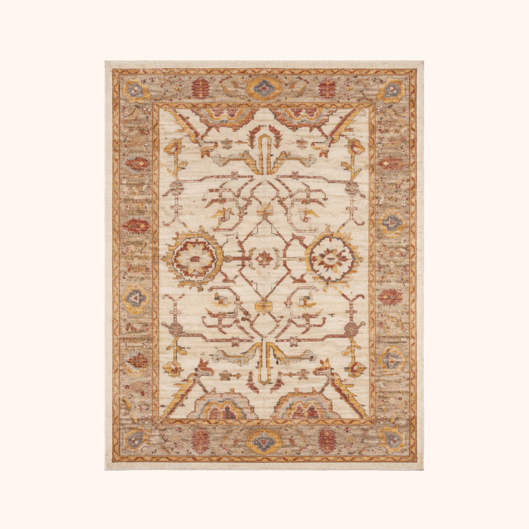 Tapis VINTAGE ancien, 100% laine noué main, 233cm x 311cm