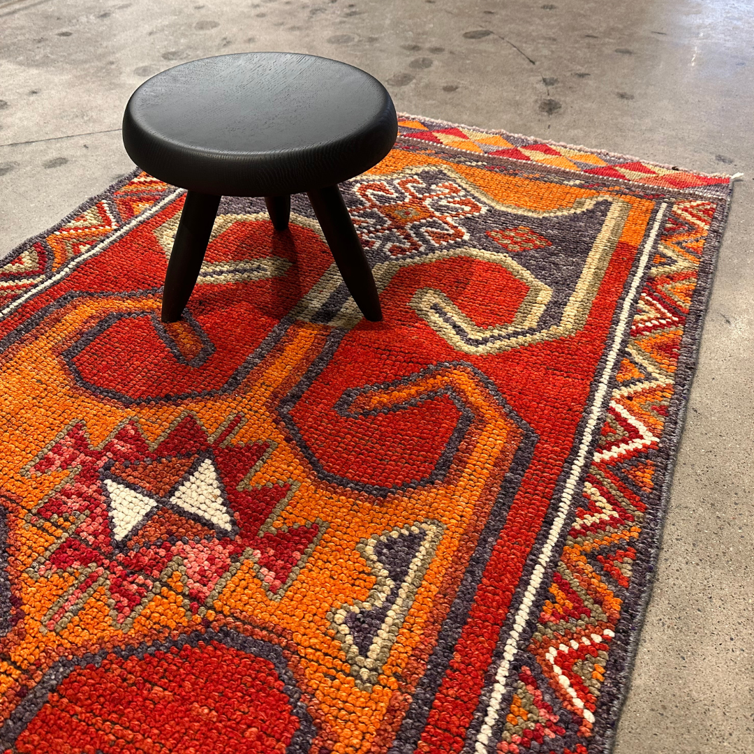 Tapis herki, noué à la main 300 x 94 cm