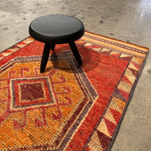 Tapis herki, noué à la main 340 x 93 cm