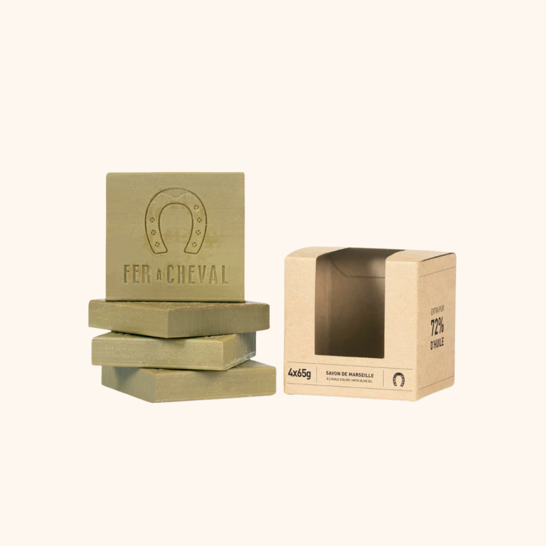 Savon de Marseille Cube Tranché Pur Olive 4x65g