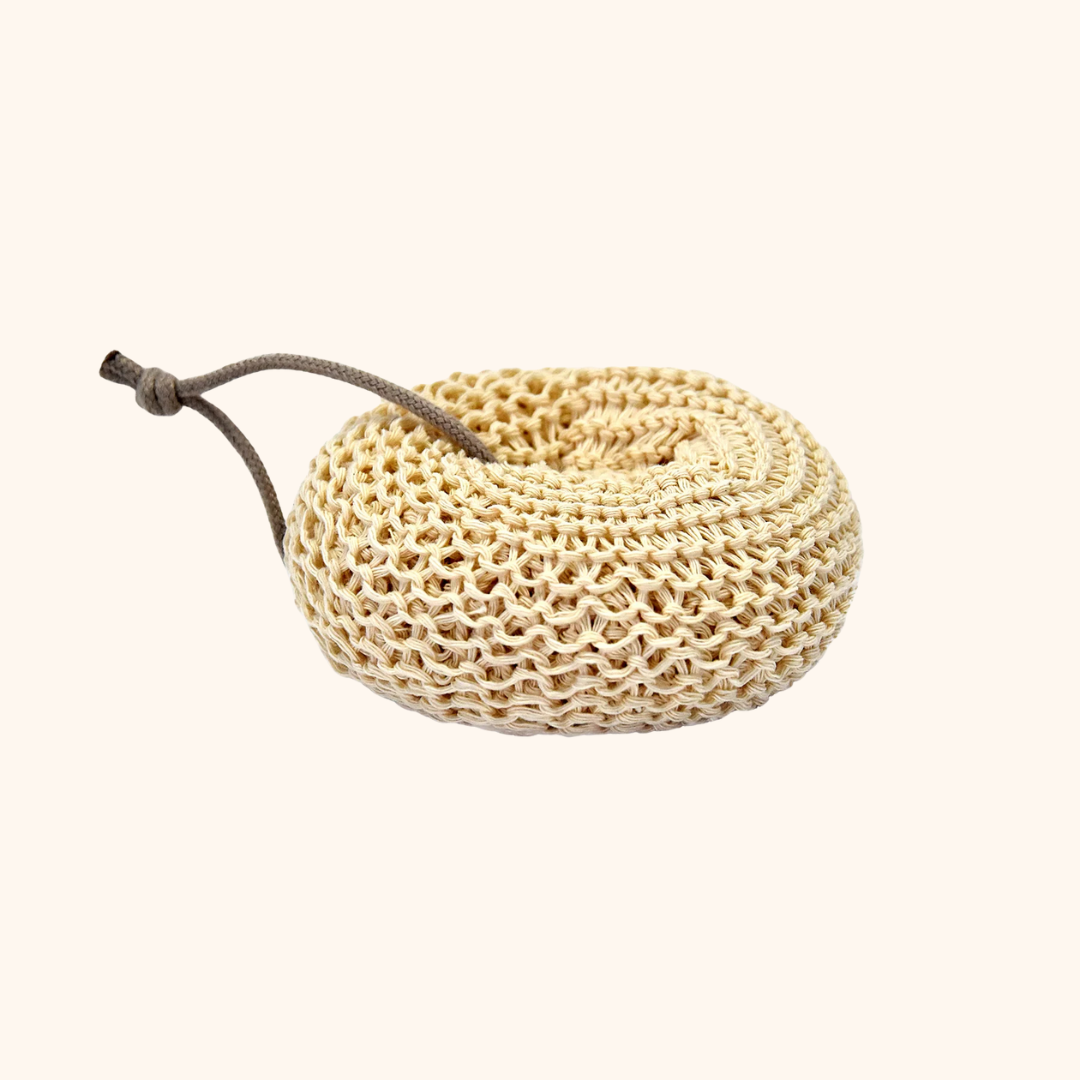 Éponge bain naturelle - coton