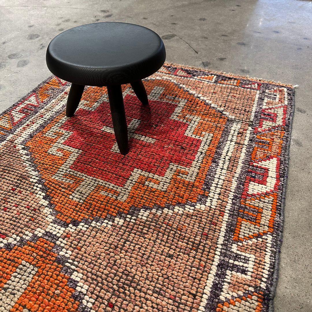 Tapis herki, noué à la main 334 x 94 cm