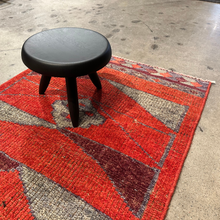 Tapis herki, noué à la main 283 x 88 cm