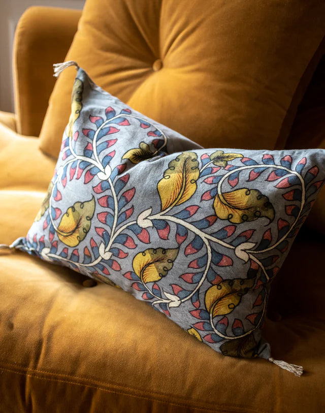 Coussin Kalamkari