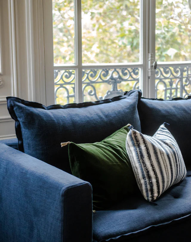 Coussin Velours Lavé