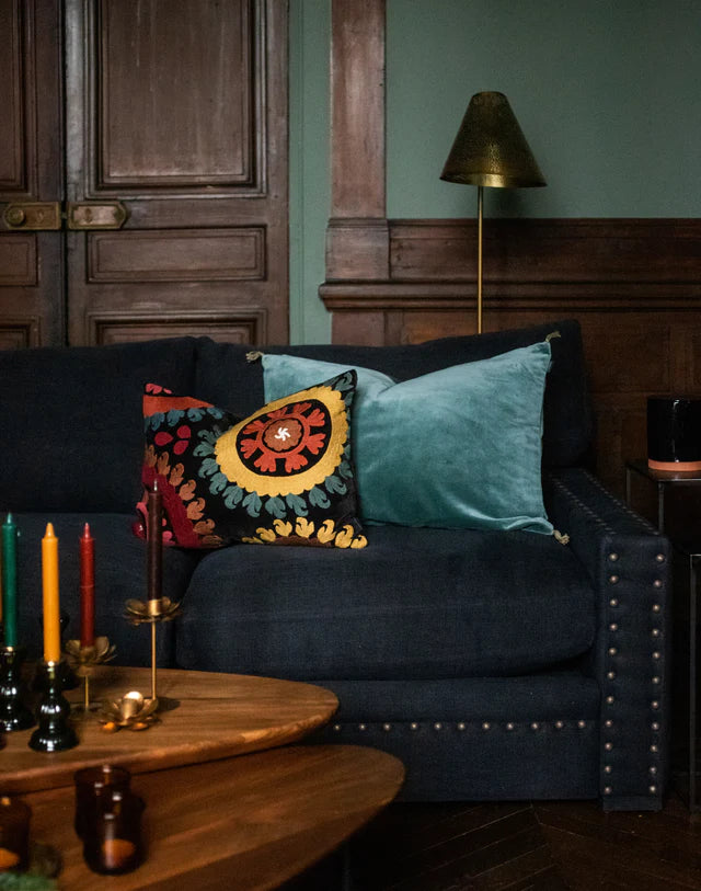 Coussin Velours Lavé
