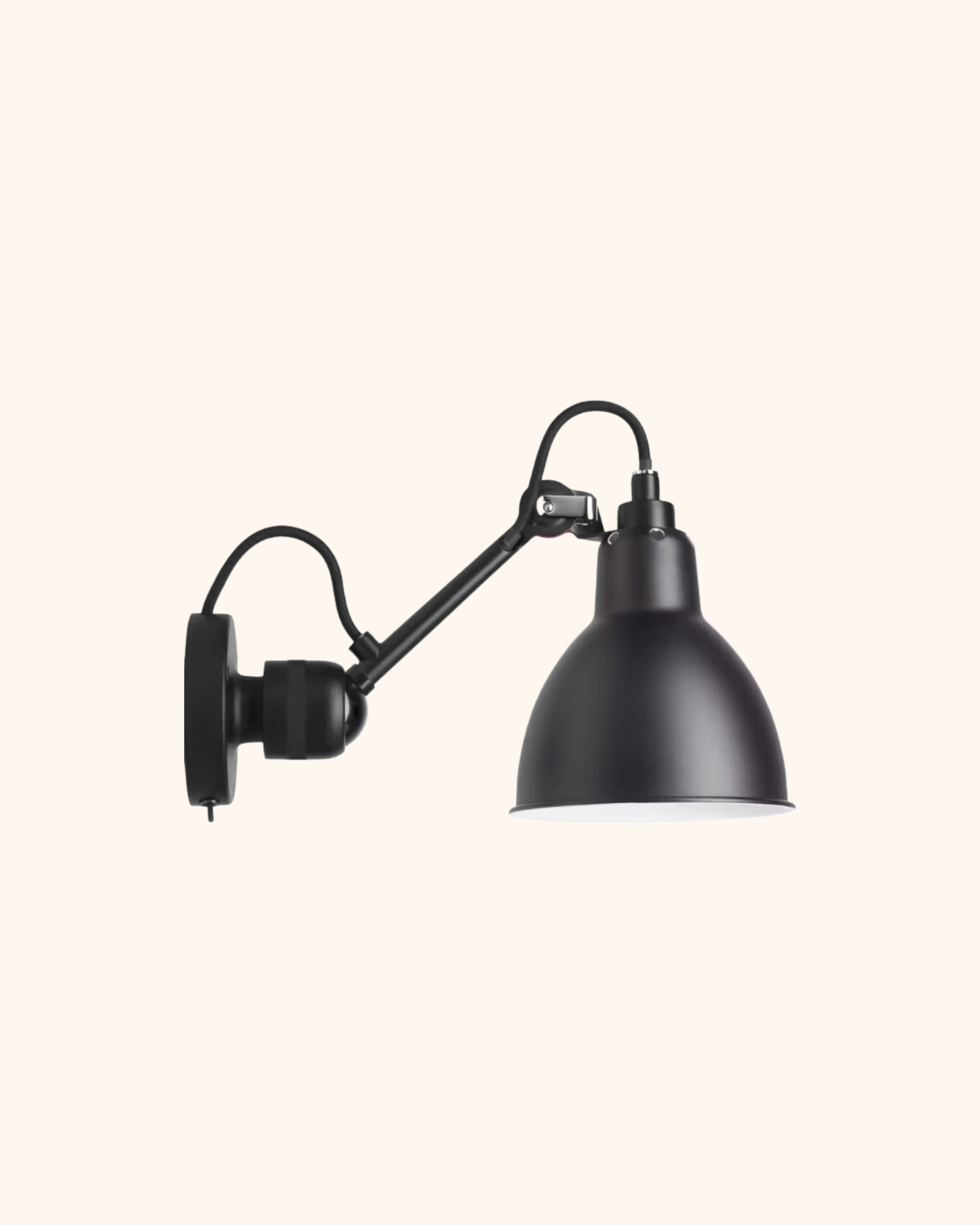 Lampe Gras N°304 murale avec interrupteur
