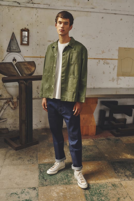 Veste de travail en gabardine - Homme