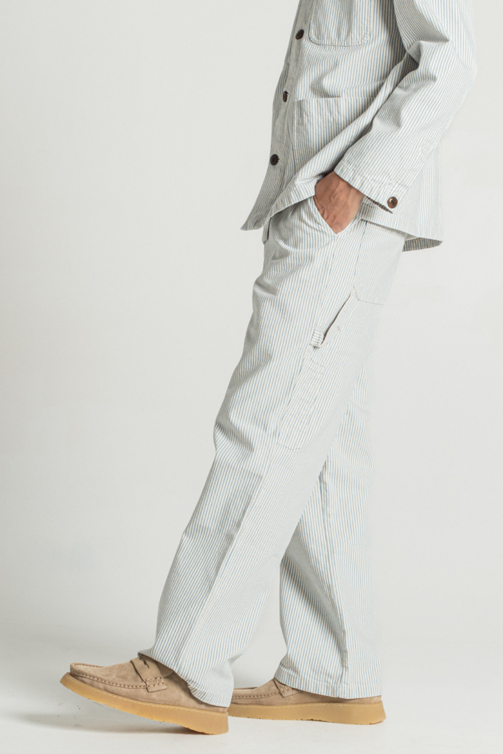 Pantalon de travail à rayures Pimy - homme