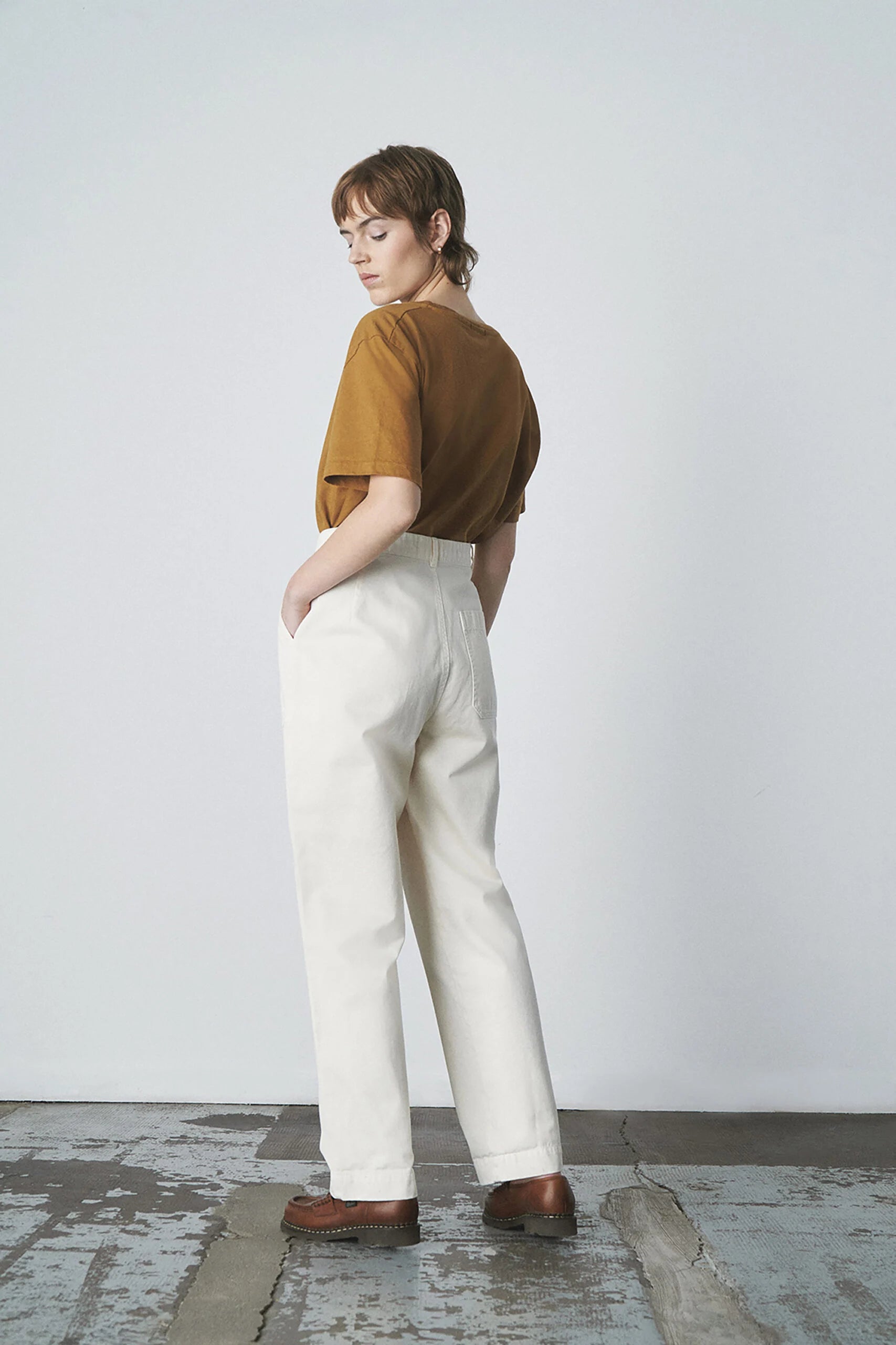 Pia - Gabardine work pants - Women