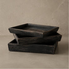 Square tea tray - Unique piece