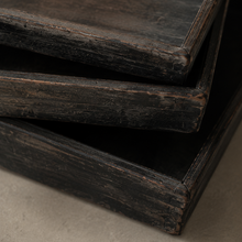 Square tea tray - Unique piece