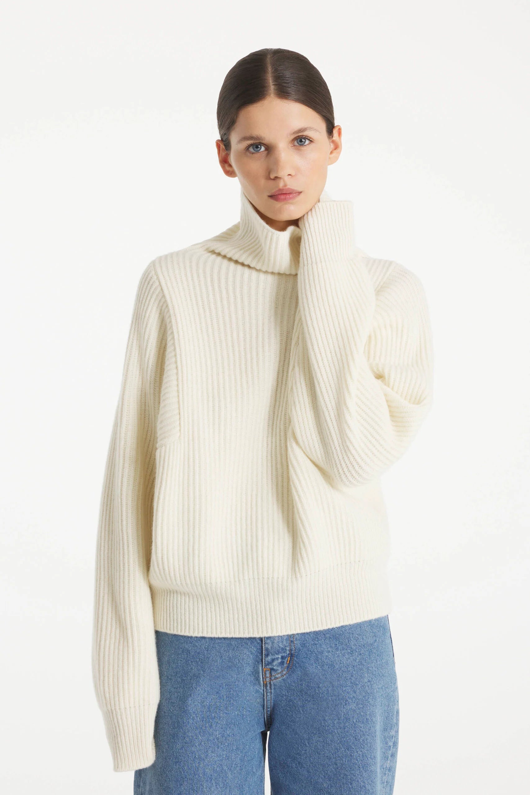 Samion – Pull maille cotelée