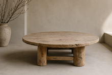 Tofu Style Round Coffee Table - Unique Piece