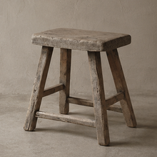 Old Elm Stool - Unique Piece