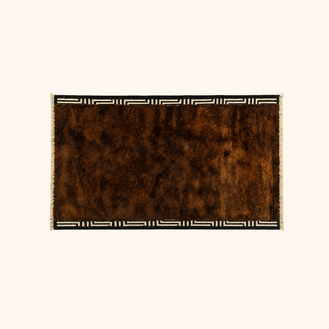 Tapis berbères marocain - Pièce unique 120/200