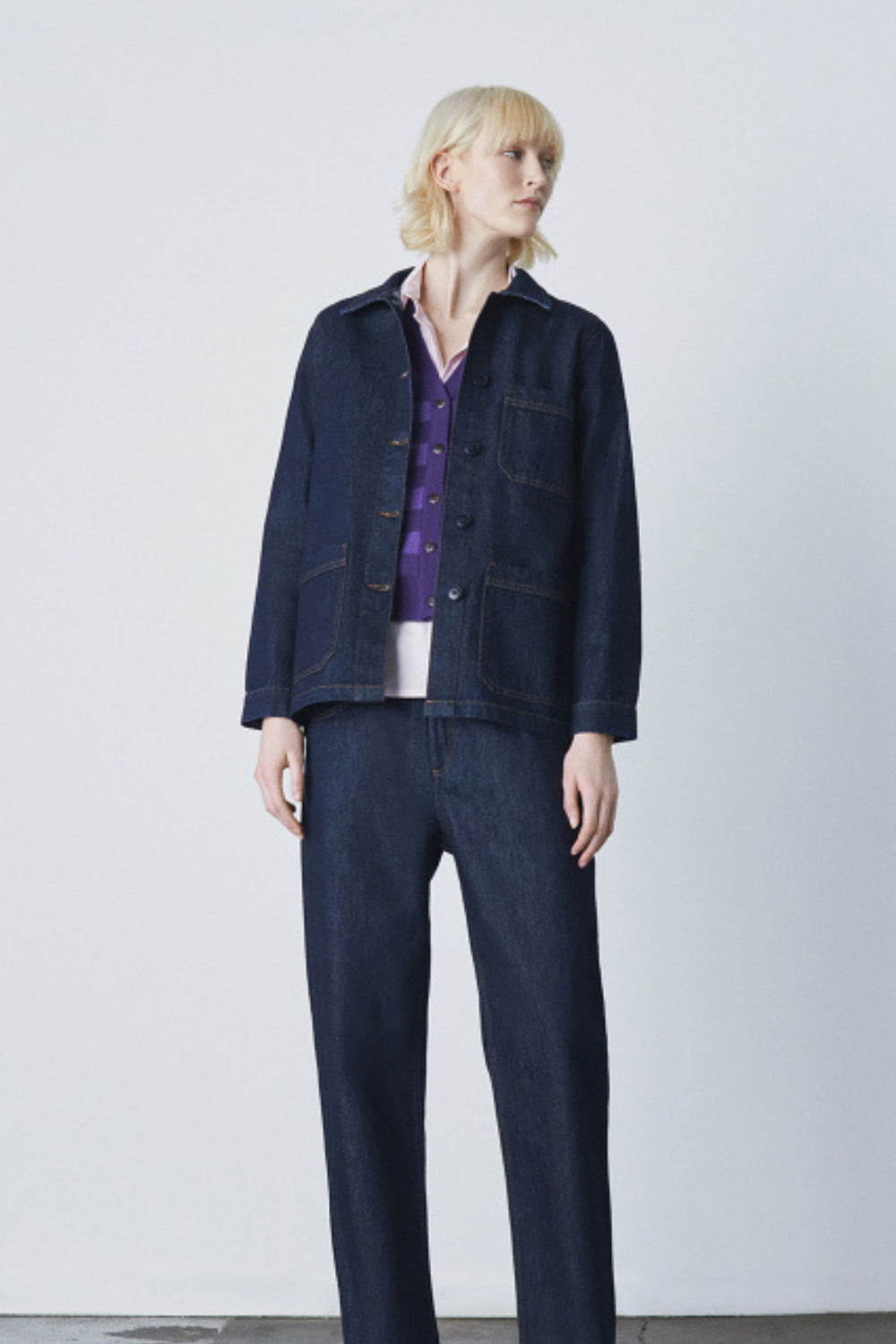 Vannes/Victorine - Veste de travail en denim