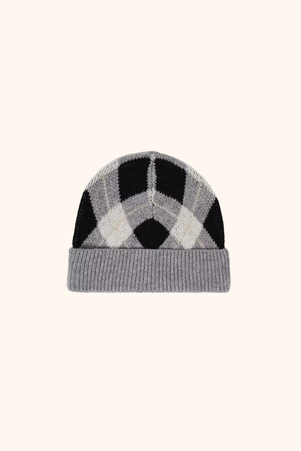 AMIR- Bonnet à motif argyle