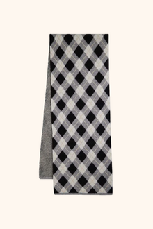 AMIRO- Écharpe à motif argyle