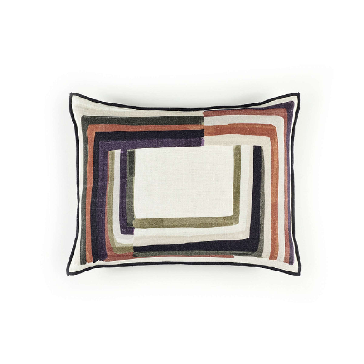 Coussin Atelier - 100% lin imprimé