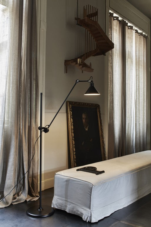 Gras N215 floor lamp with conical shade