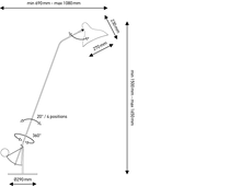 Mantis BS1 B floor lamp