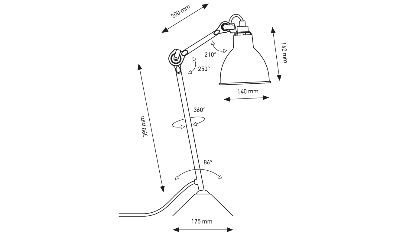 Gras Lamp No. 205