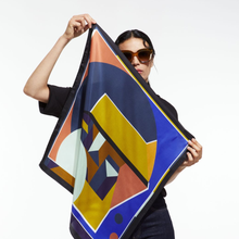 Foulard - Ode - Bleu
