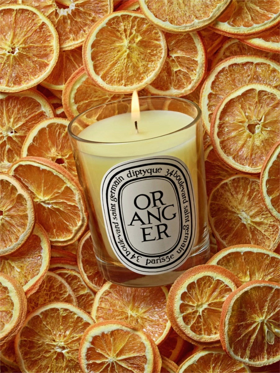 Bougie d'Ambiance Oranger