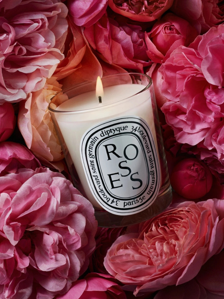 Bougie d'ambiance Roses