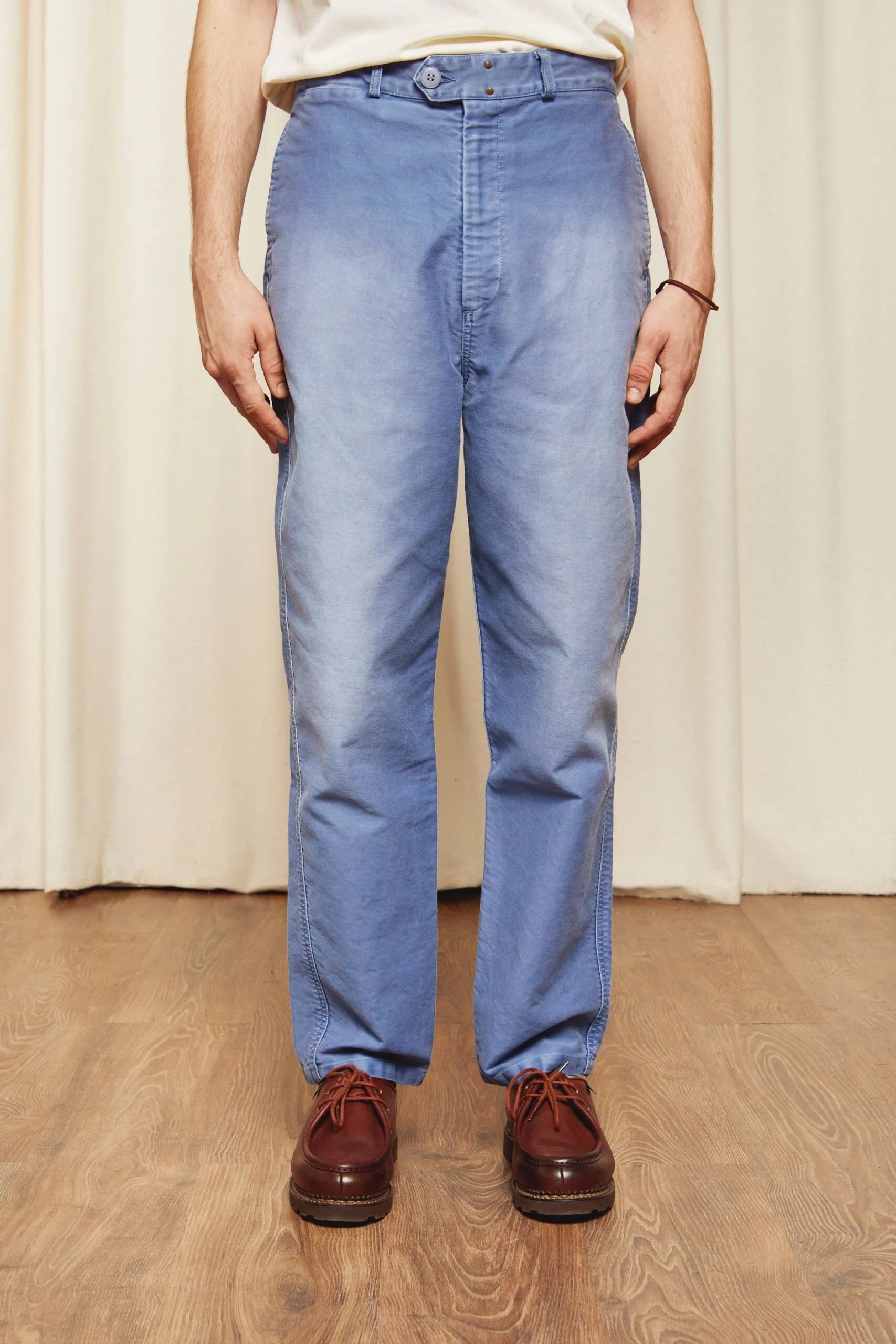 Paulin - Pantalon de travail large vintage lavé - Homme